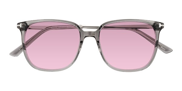 Front of Trusten in Transparent Gray