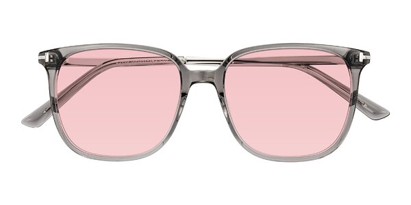 Front of Trusten in Transparent Gray