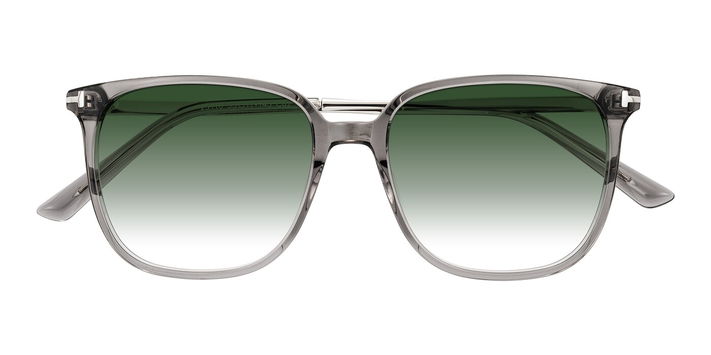 Trusten - Transparent Gray Gradient Sunglasses