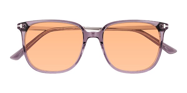 Front of Trusten in Transparent Purple