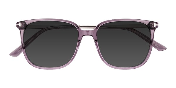 Front of Trusten in Transparent Purple