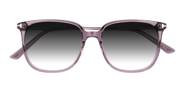 Front of Trusten in Transparent Purple