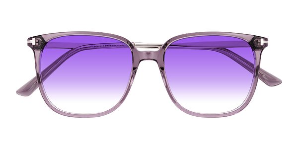 Front of Trusten in Transparent Purple