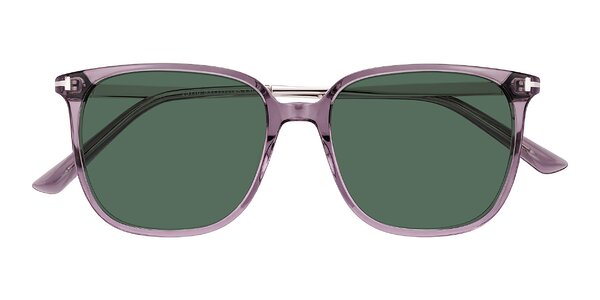 Front of Trusten in Transparent Purple