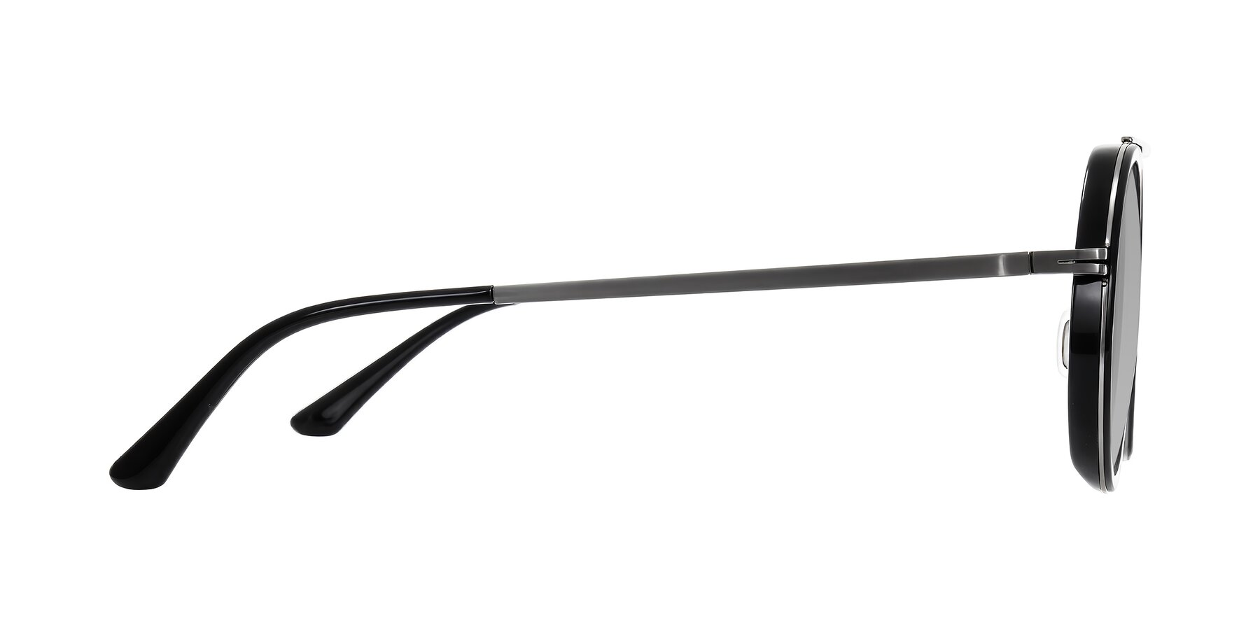 Side of Lodovico in Black with Light Gray Tinted Lenses