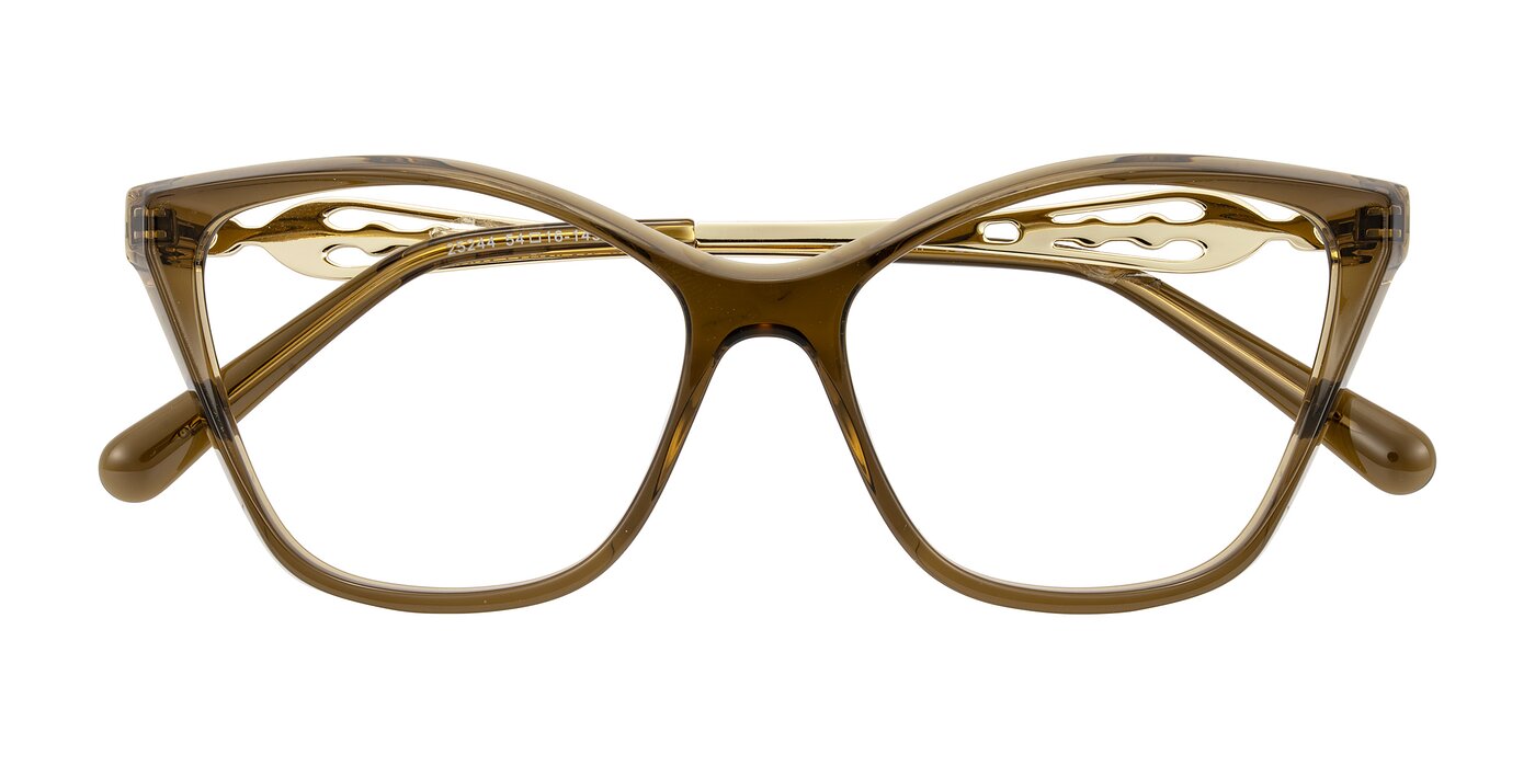 Aspen - Transparent Brown Reading Glasses
