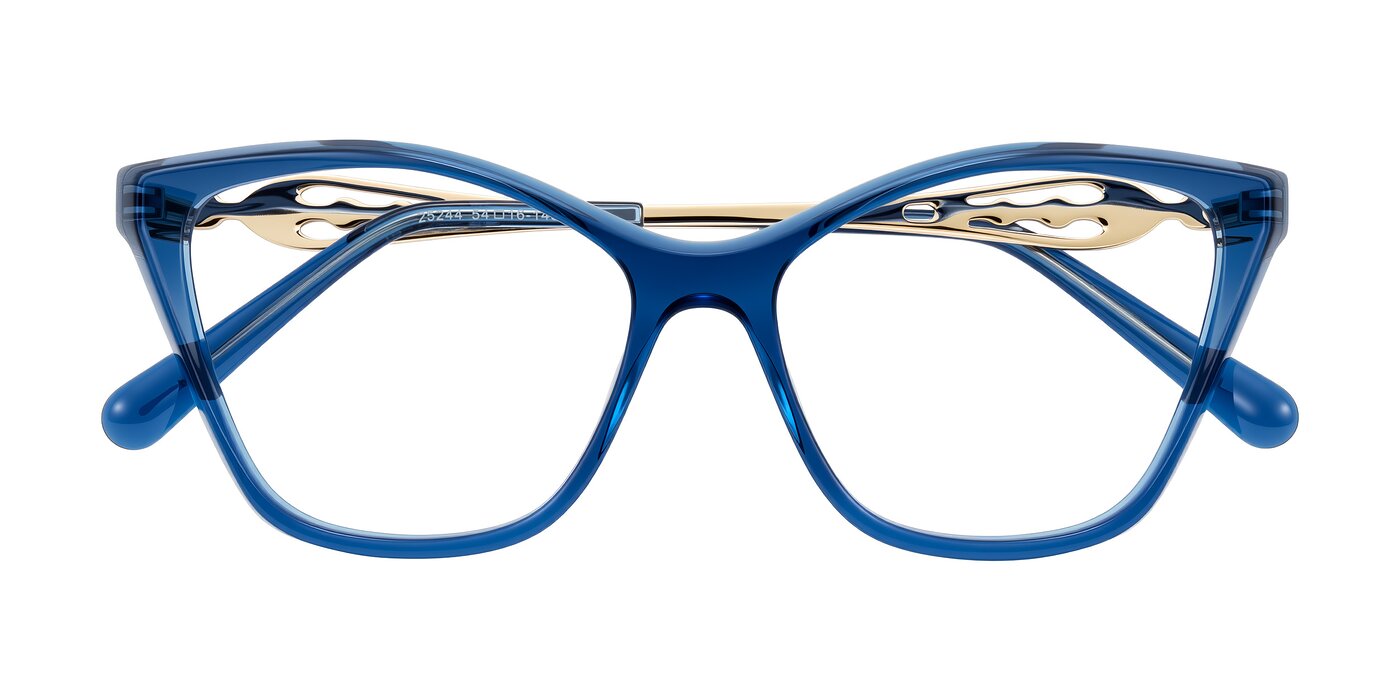 Aspen - Transparent Blue Eyeglasses