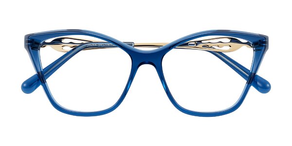 Front of Aspen in Transparent Blue