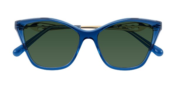 Front of Aspen in Transparent Blue