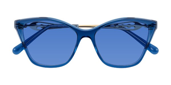 Front of Aspen in Transparent Blue