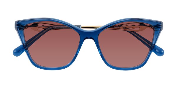 Front of Aspen in Transparent Blue