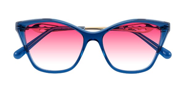 Front of Aspen in Transparent Blue