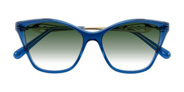 Front of Aspen in Transparent Blue