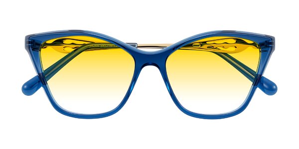 Front of Aspen in Transparent Blue