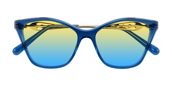 Front of Aspen in Transparent Blue