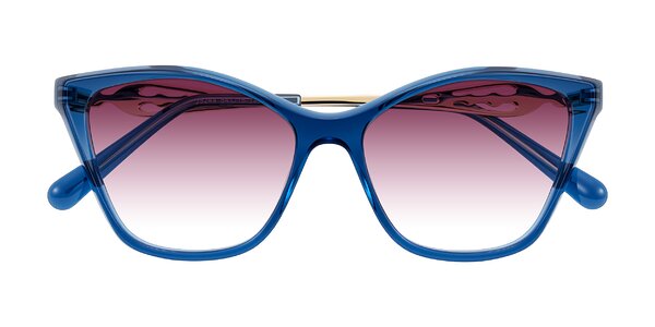 Front of Aspen in Transparent Blue