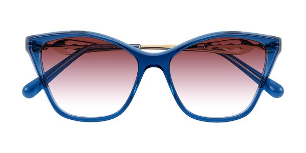 Front of Aspen in Transparent Blue