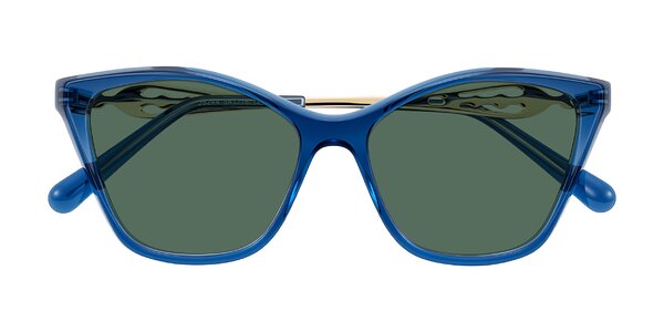 Front of Aspen in Transparent Blue