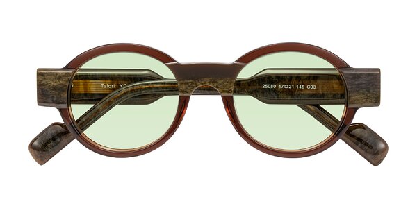 Front of Talori in Cola Brown/Marble