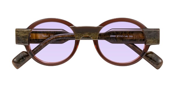 Front of Talori in Cola Brown/Marble