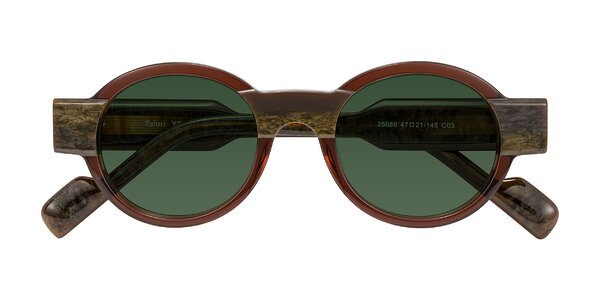 Front of Talori in Cola Brown/Marble