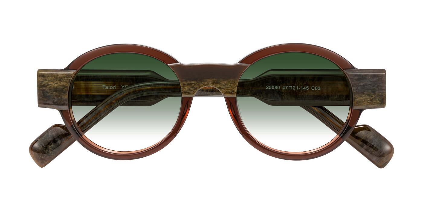 Talori - Cola Brown/Marble Gradient Sunglasses
