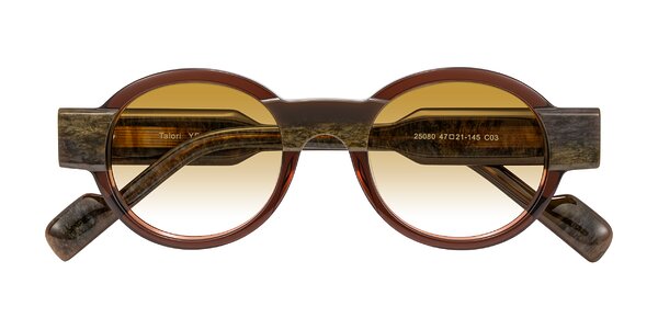 Front of Talori in Cola Brown/Marble