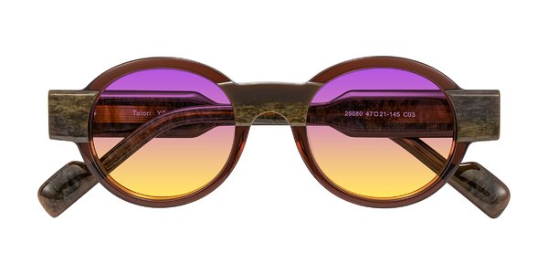 Front of Talori in Cola Brown/Marble