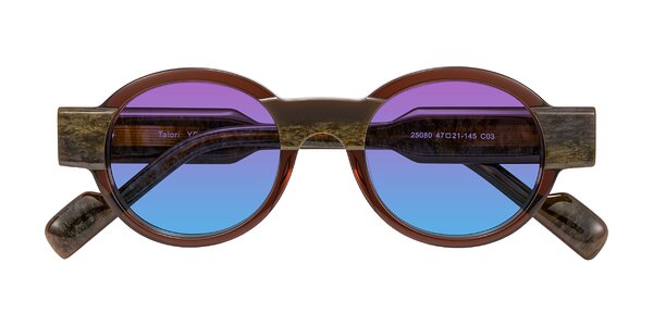 Front of Talori in Cola Brown/Marble