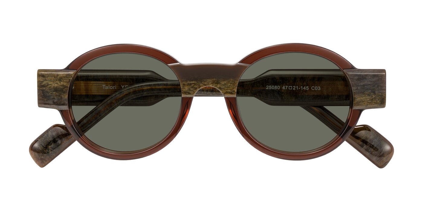 Talori - Cola Brown/Marble Polarized Sunglasses