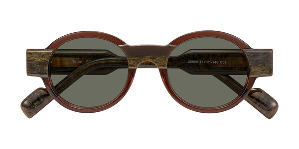 Front of Talori in Cola Brown/Marble