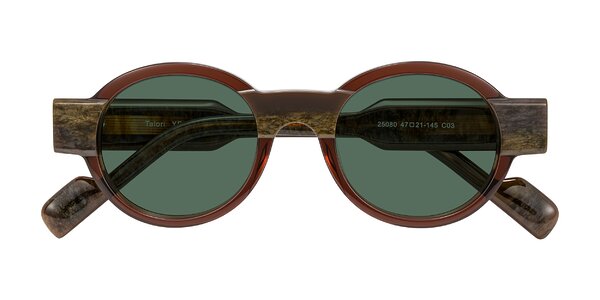 Front of Talori in Cola Brown/Marble