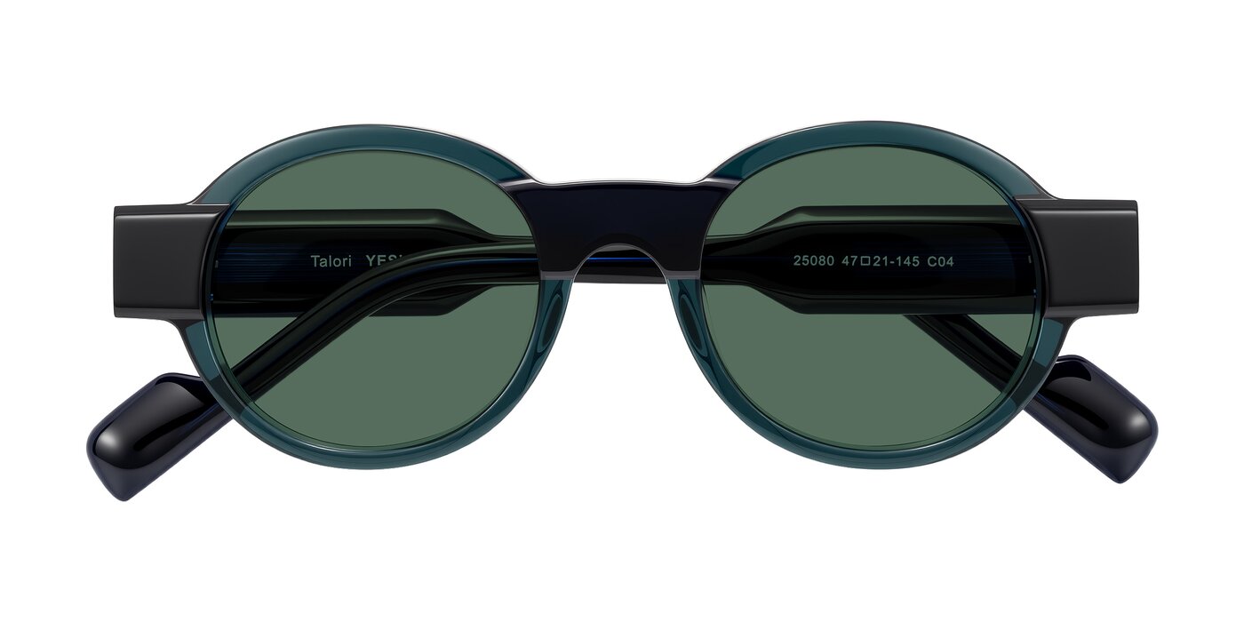 Talori - Emerald/Blue Charcoal Polarized Sunglasses