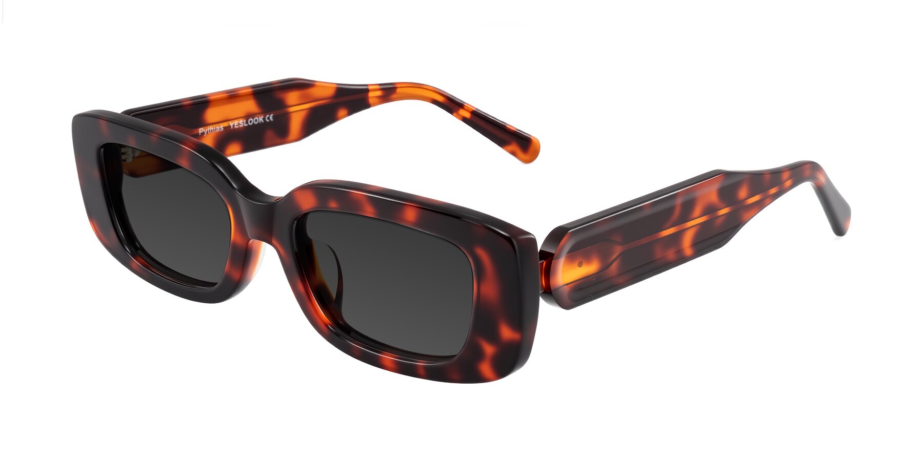 Angle of Pythias in Tortoise with Gray Tinted Lenses