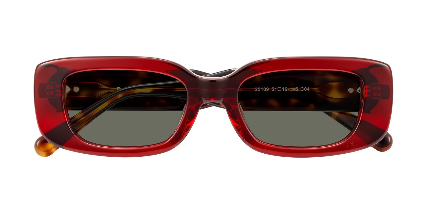 Pythias - Wine/Tortoise Polarized Sunglasses