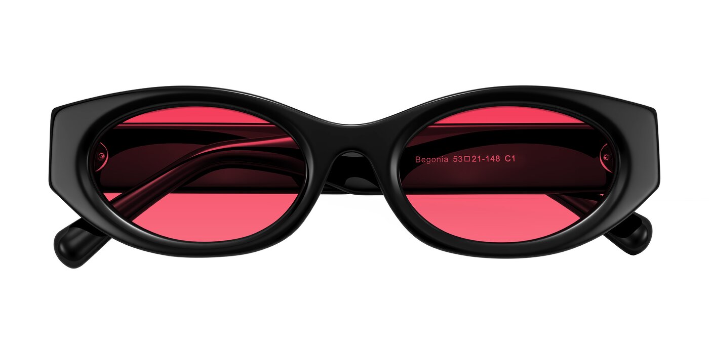 Begonia - Black Tinted Sunglasses