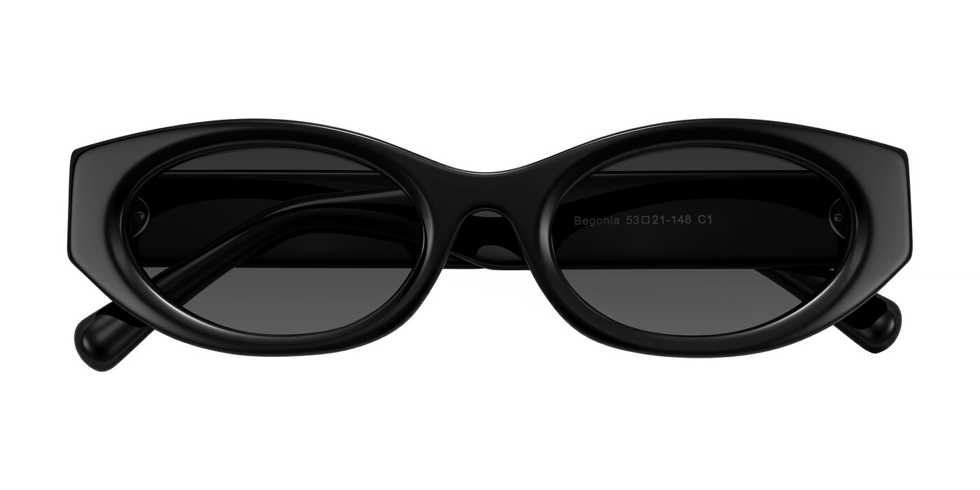 Begonia - Black Tinted Sunglasses