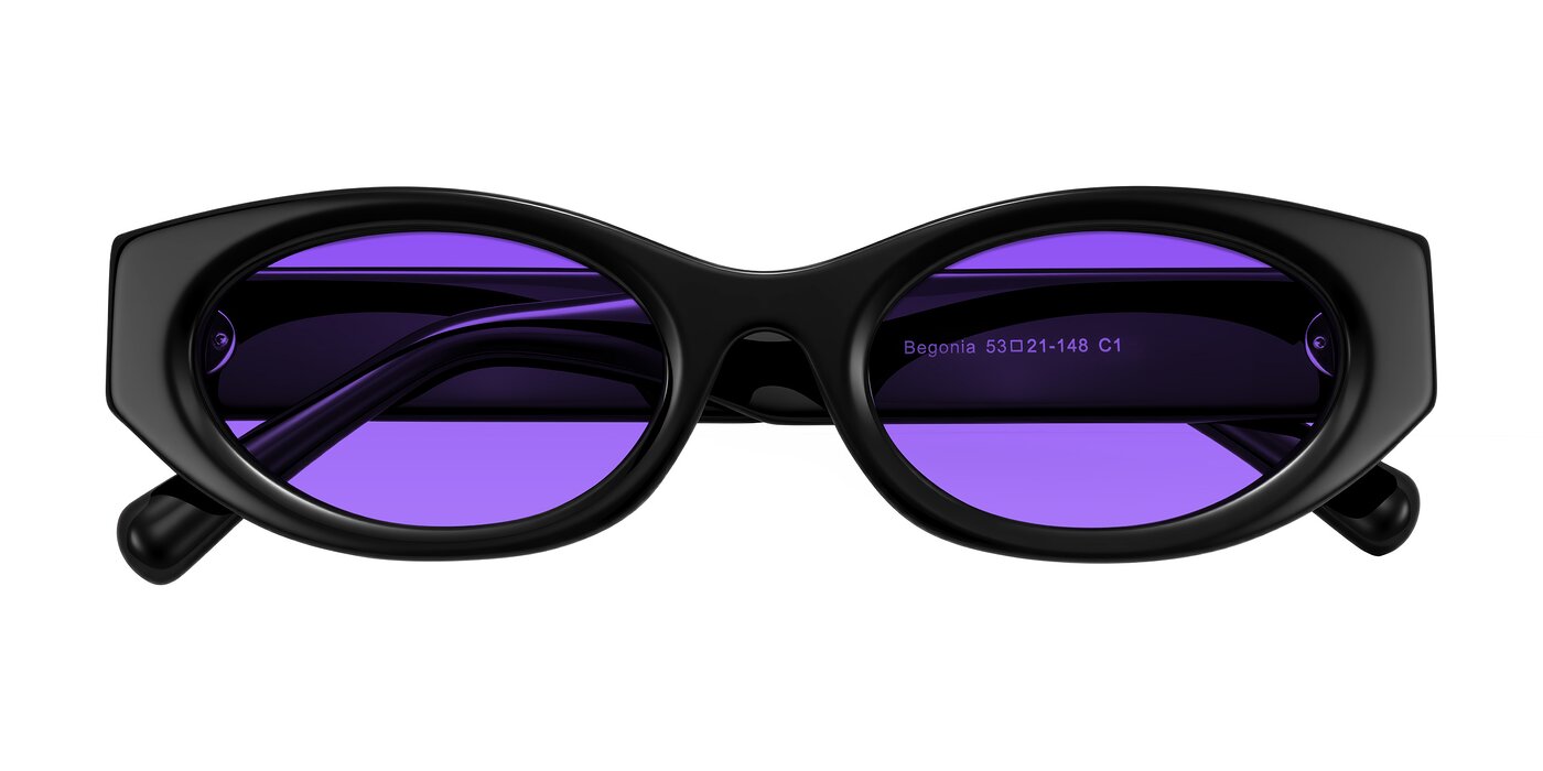 Begonia - Black Tinted Sunglasses