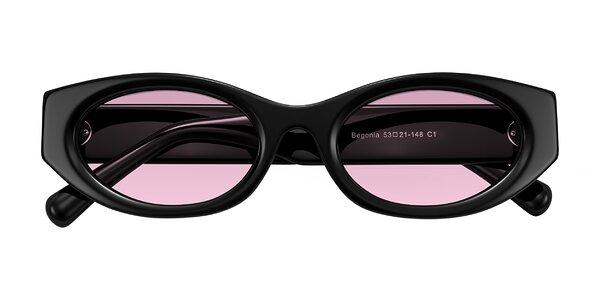 Front of Begonia in Black