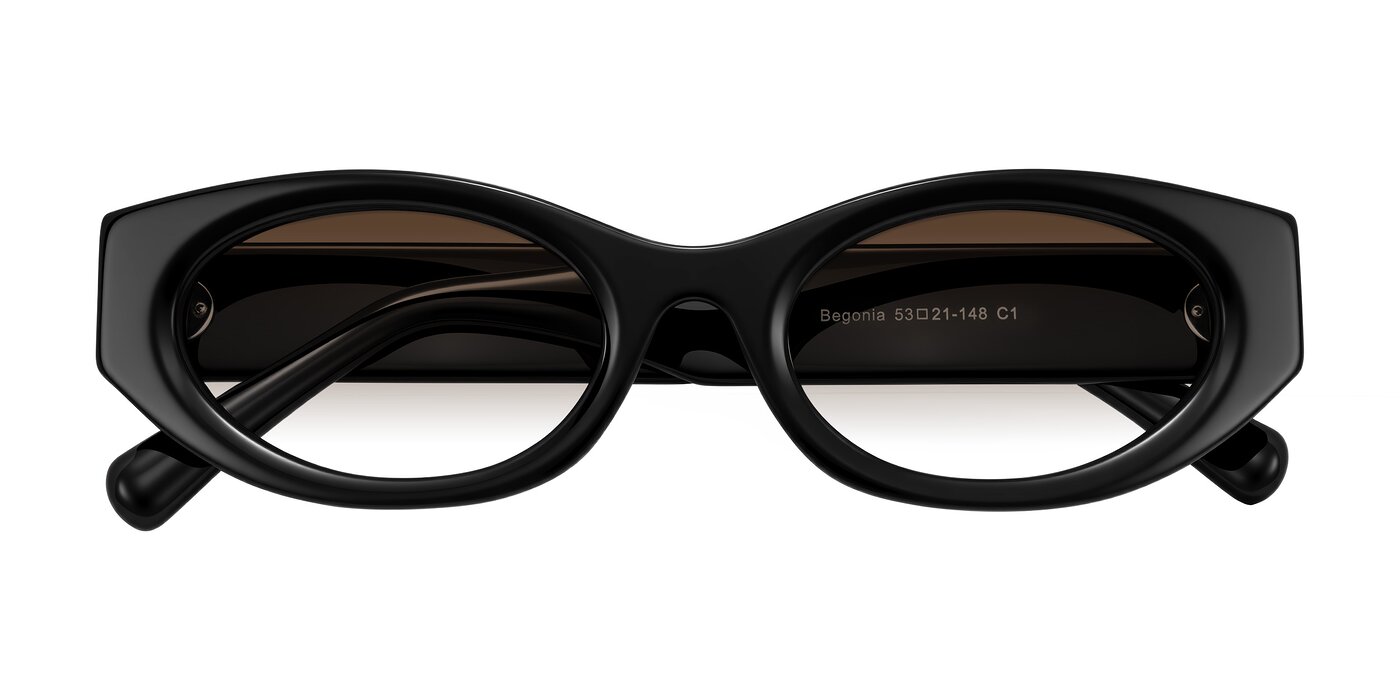 Begonia - Black Gradient Sunglasses
