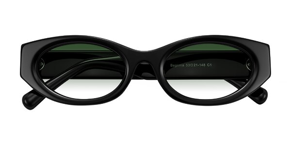 Front of Begonia in Black