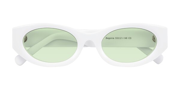 Front of Begonia in White