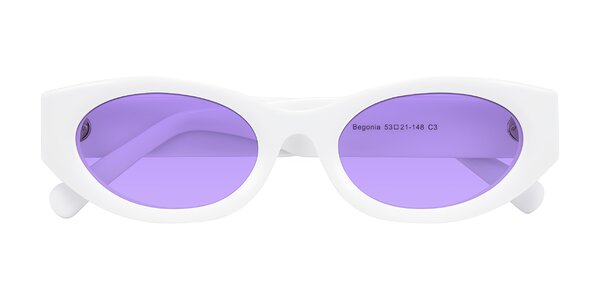 Front of Begonia in White