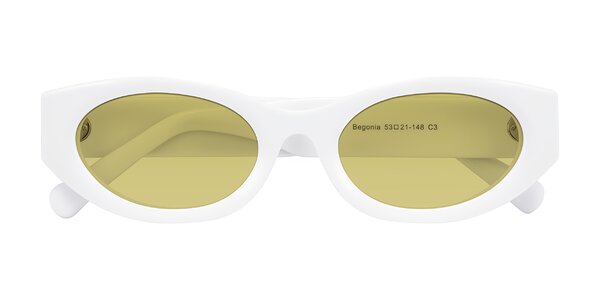 Front of Begonia in White