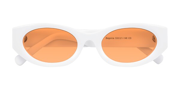 Front of Begonia in White