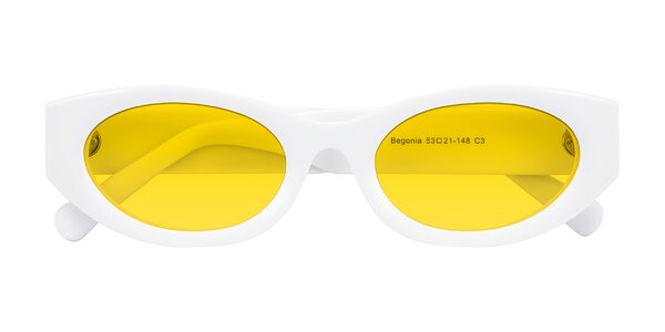 Front of Begonia in White