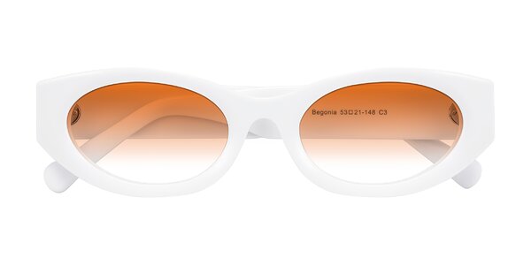 Front of Begonia in White