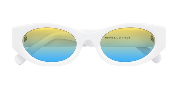 Front of Begonia in White