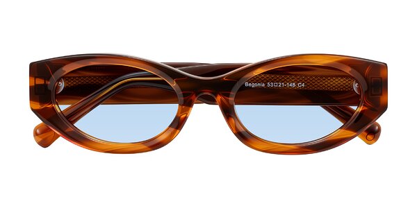 Front of Begonia in Amber Striped