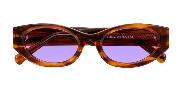 Front of Begonia in Amber Striped